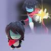 10cm Anime Deltarune Kris Jucărie de pluș Păpușă umplută Jucării Kris Pandantiv pentru rucsac Cheiță Păpușă Păpușă Kawaii Cadouri de zi de naștere Crăciun