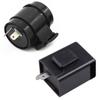 1Pc Flasher Relay Turn Signal for Dc 12V-60V 2Pins Buzzer Beep Flasher Relay Blinker Indicator Flashers Turn Light Signals