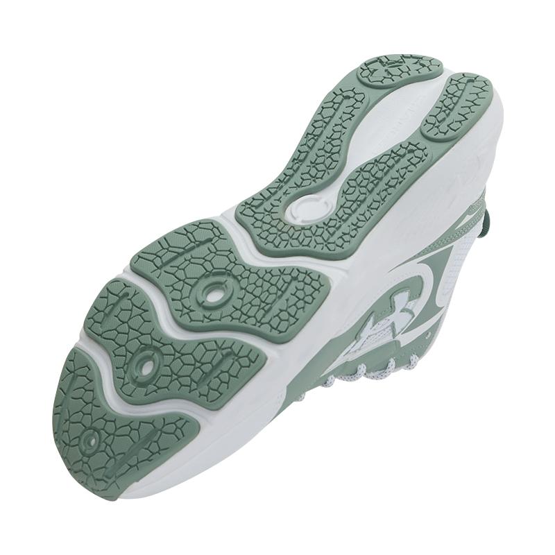 Under Armour Charged Vantage Lux 3 Tênis Lifestyle Confortáveis Versáteis de Cano Baixo Masculino tênis Branco Verde 6007204-100