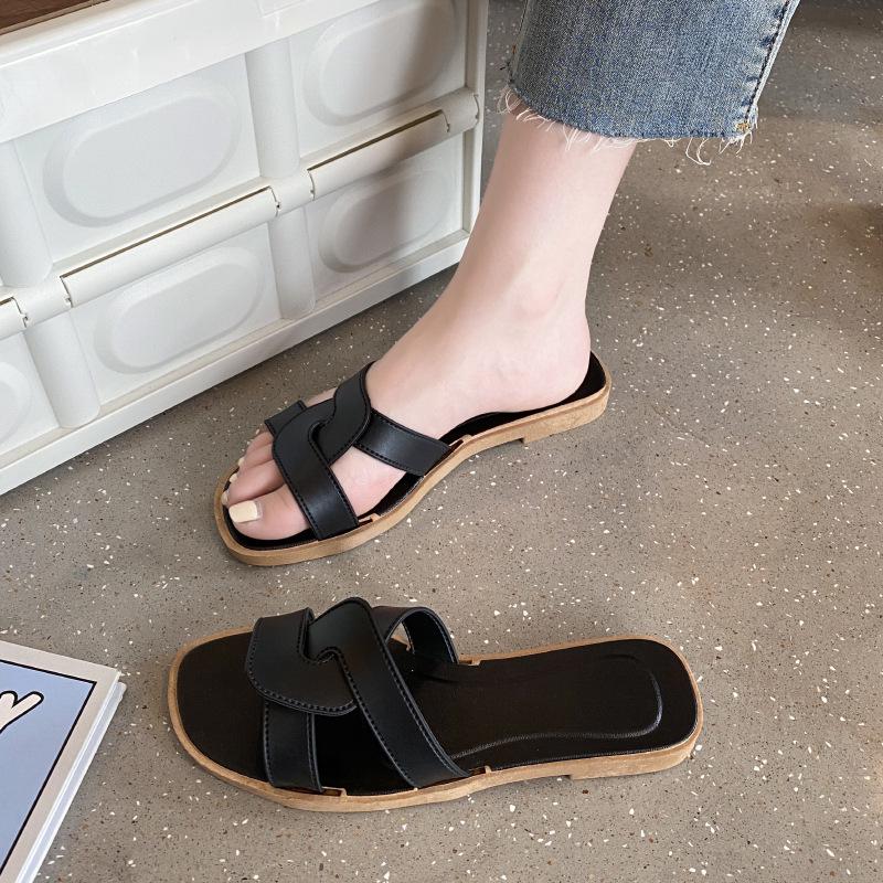 Women's Versatile Summer Cross-Strap Flip-Flops - Non-Slip, Fashionable & Trendy