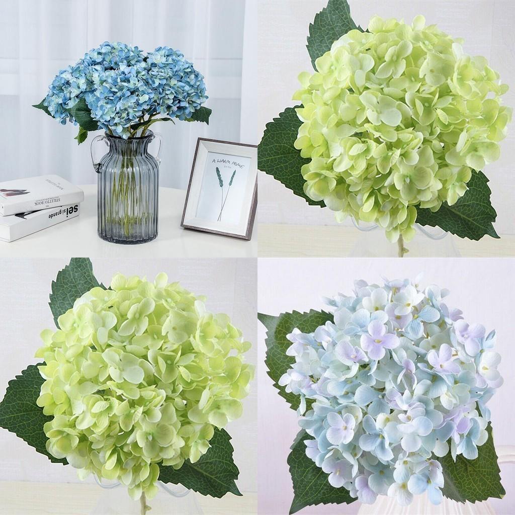 Stunning 55cm Artificial Silk Hydrangea Bouquet Perfect For Wedding And Home Decor
