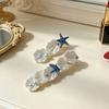 1 Pair Hairpins Imitation Shell Starfish Decor Hair Clips Ocean Style Summer Side Bang Hair Pins Hair Accessories