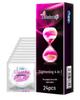 Mingliu Dynamic Ribbed Ultra-Thin Lubricated Condoms - Stylish Set for a Smooth Experience