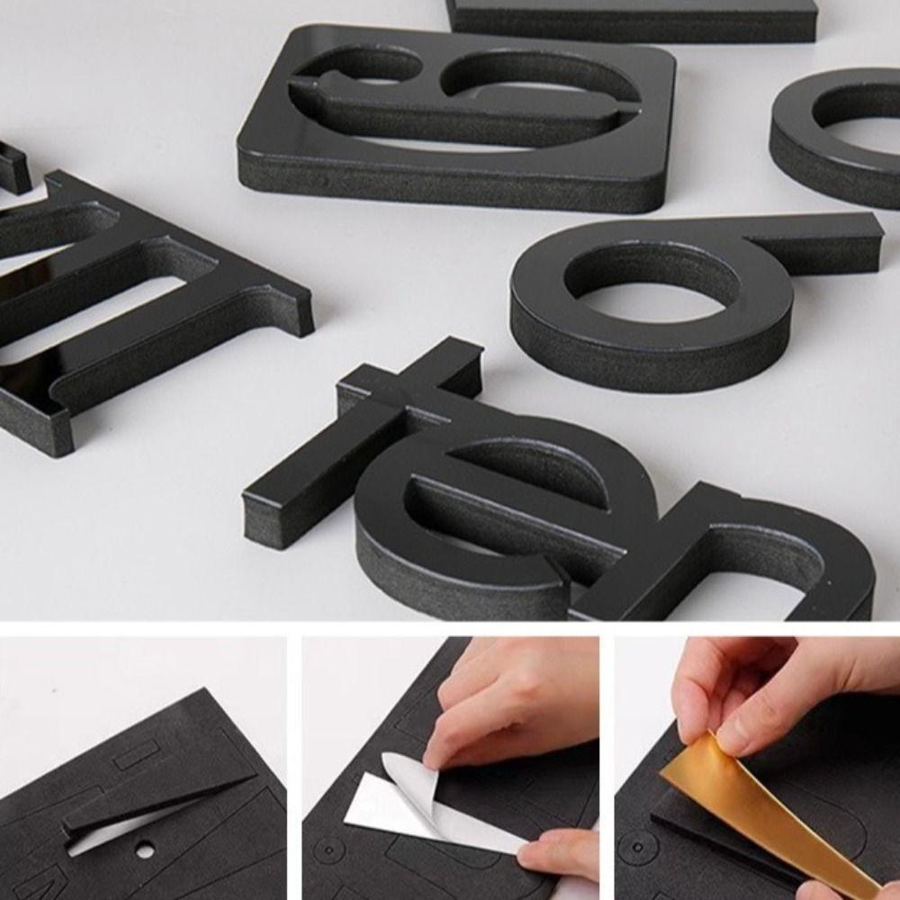 Silent Digital Clock Minimalist Hanging Clock Creative Wall Clock  Bedroom