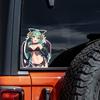 DM72#15cm Hravé a zábavné Anime Girl Vinylová samolepka na auto Vodotěsná vinylová samolepka Autodoplňky Dekor