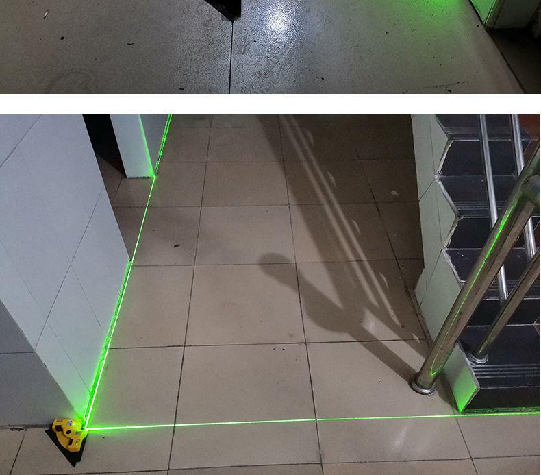 High-Precision Green Infrared 90° Angle Laser Level Tile Sticker