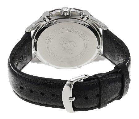 CASIO EDIFICE 100m wasserdichte Chronographenuhr mit echtem Lederarmband [Casio] EFR-539L-1A Herren [Artikel]