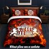 Set Biancheria da Letto Design Calcio Sunderland 1 Copripiumino + 2 Federe Morbido Traspirante Biancheria da Letto per la Casa