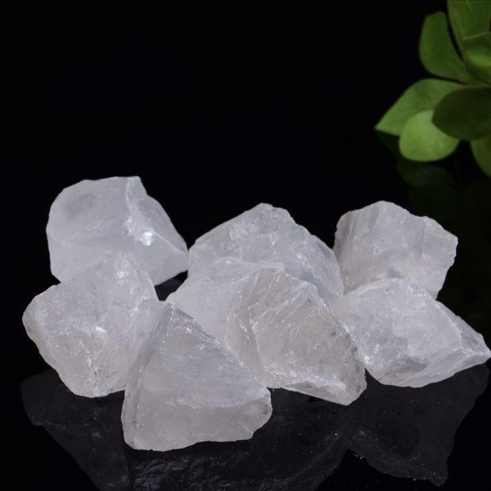 Natürlicher Weißer Kristall Roh Aromatherapie Stein Ornament