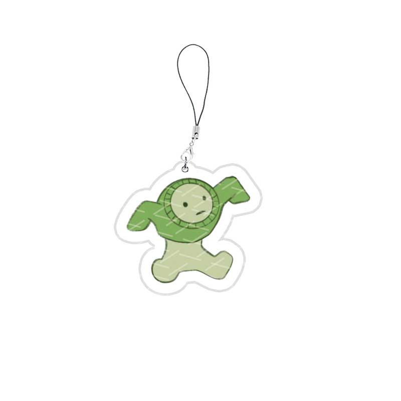 Acrylic Smiski Mobile Phone Charms Smiski Small Pendant Phone Key Chain Key Ring Fans Gift