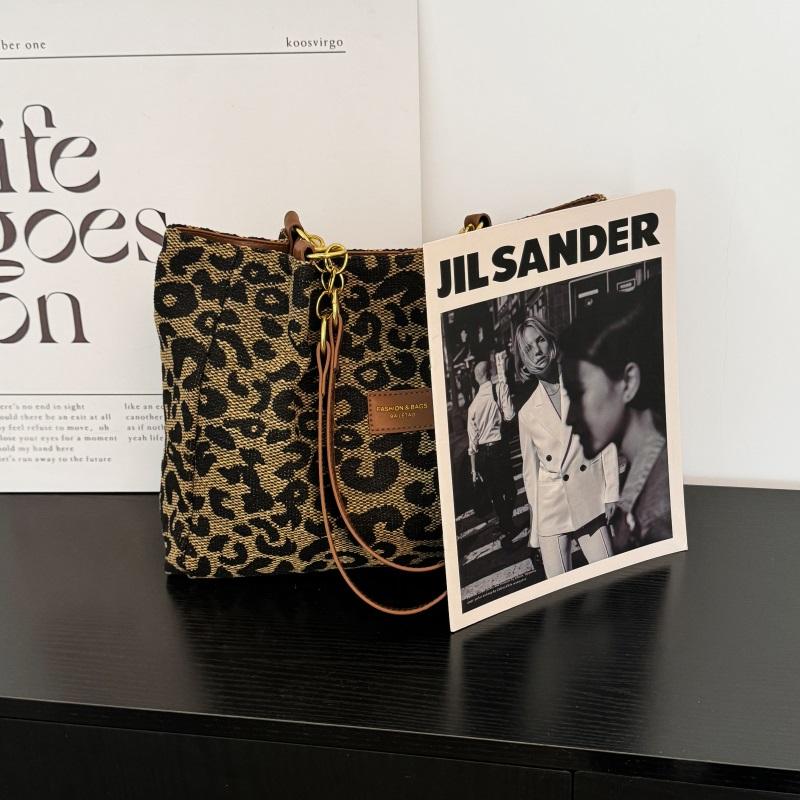 Leopard Print Shoulder Bag Women's Leopard Print Tote Bag