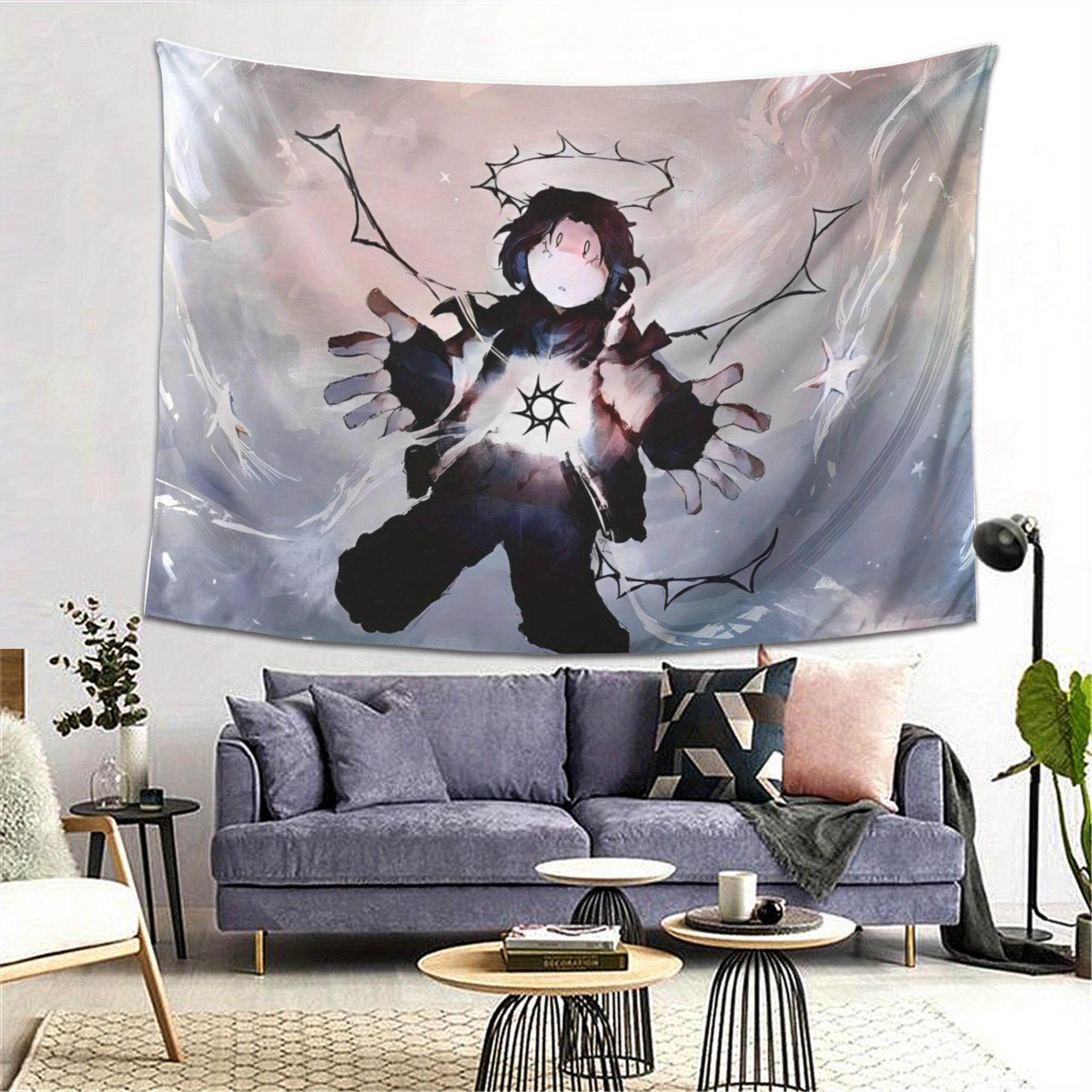 

Forsaken Anime Character Tapestry Soft Peach Skin Velvet Wall Hanging Durable Printed Art Decor for Living Room Bedroom Dor 74x94cm(29x37in)