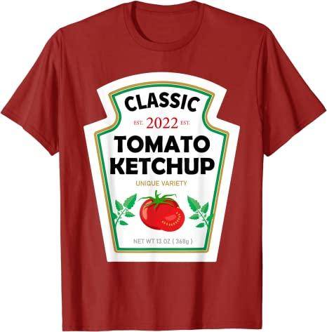 Yellow Mustard DIY Halloween Costume Matching Group MustardTShirt Funny Ketchup Clothes for Couples Gifts Aesthetic Outfits