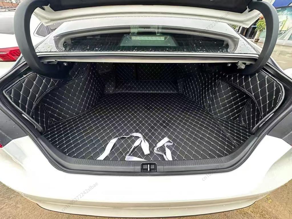 Car trunk mats for Tesla Model Y 2021 - 2024 waterproof cargo liner boot carpets Easy to clean Easy to clean Scratch-resistant