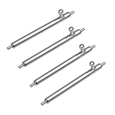 WOCCI Acero Inoxidable Barras de Resorte de Liberación Rápida para Reloj y Juego de 4 Correas de 22 mm, Diámetros de 1,8 mm,