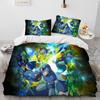 3D Rockman Megaman Game Cartoon Comforter Bedding Set,Duvet Cover Bed Set Quilt Cover Pillowcase,king Queen Size Bedding Set Kid