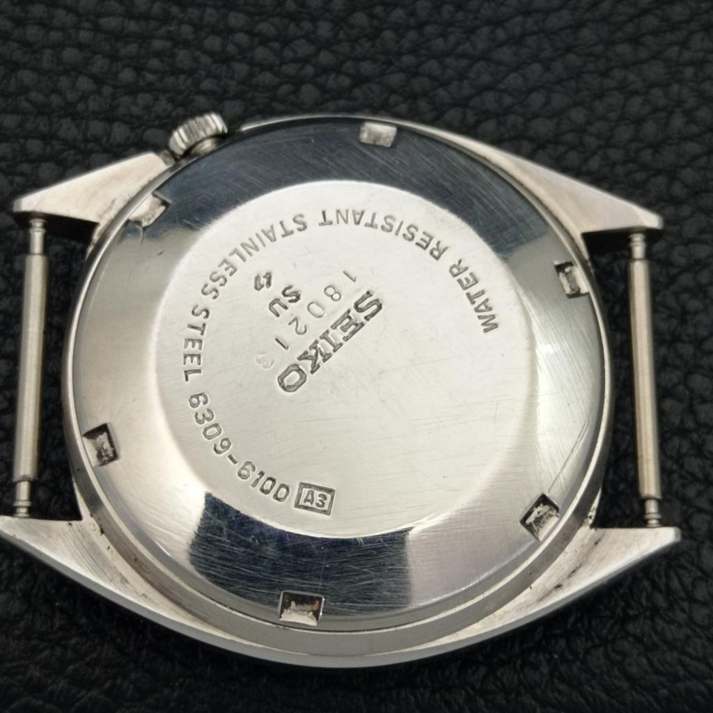 JAPAN VINTAGE SEIKO DX AUTOMATIC 6106B MENS ORIGINAL DIAL WATCH a702394-5 R124-a702394