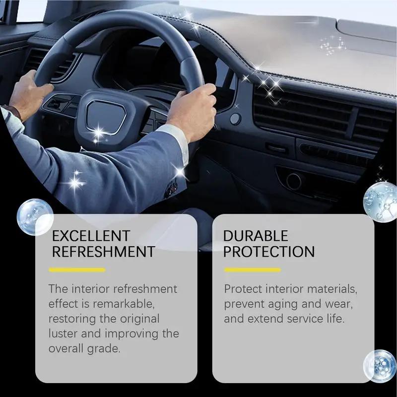 Multi-Purpose Foam Cleaner Car Interior Steering Wheel Leather Clean Remover Spray Household Cleaners Stain Removal Car Care