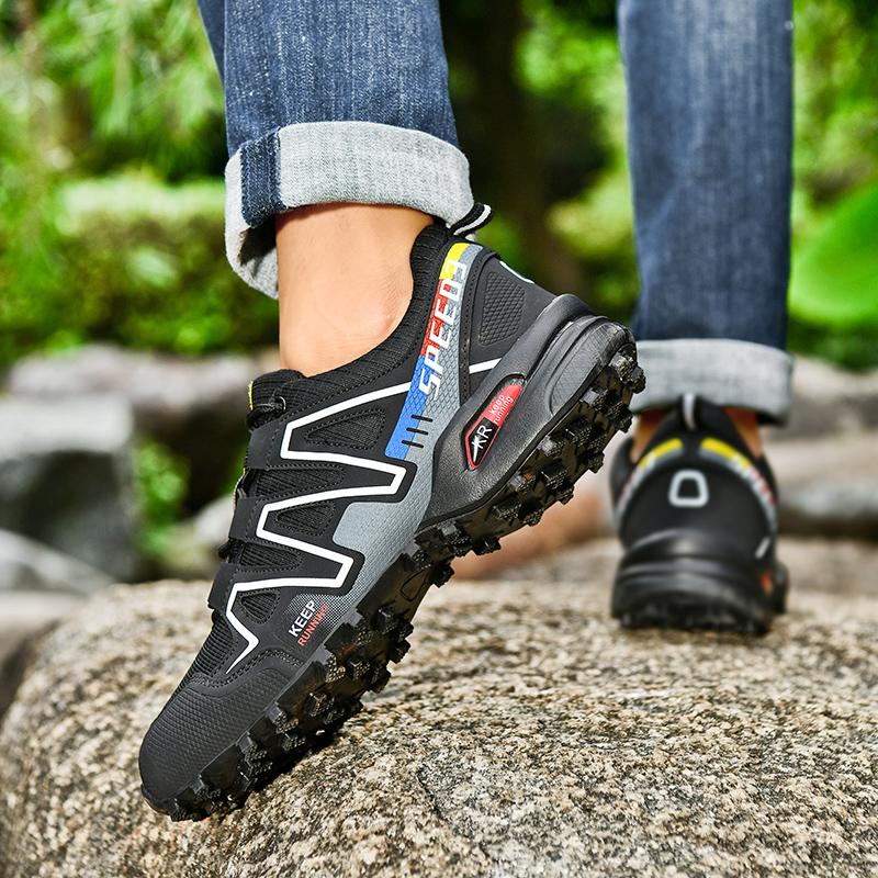 2025 מידה גדולה נעלי טיפוס לגברים נעלי ספורט טרקינג חיצוניות מונעות החלקה אופנתיות נוחות