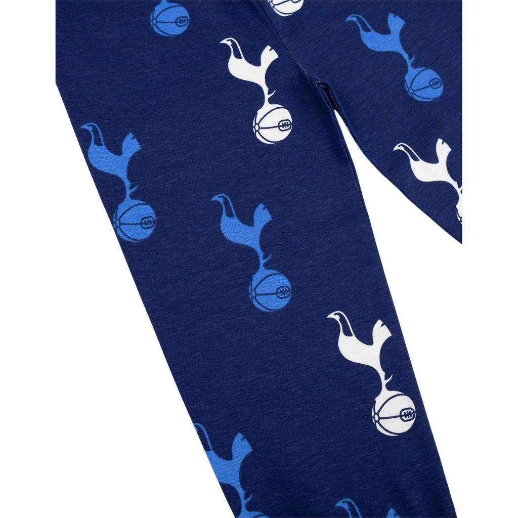 Tottenham Hotspur FC Boys Crest Short-Sleeved Long Pyjama Set