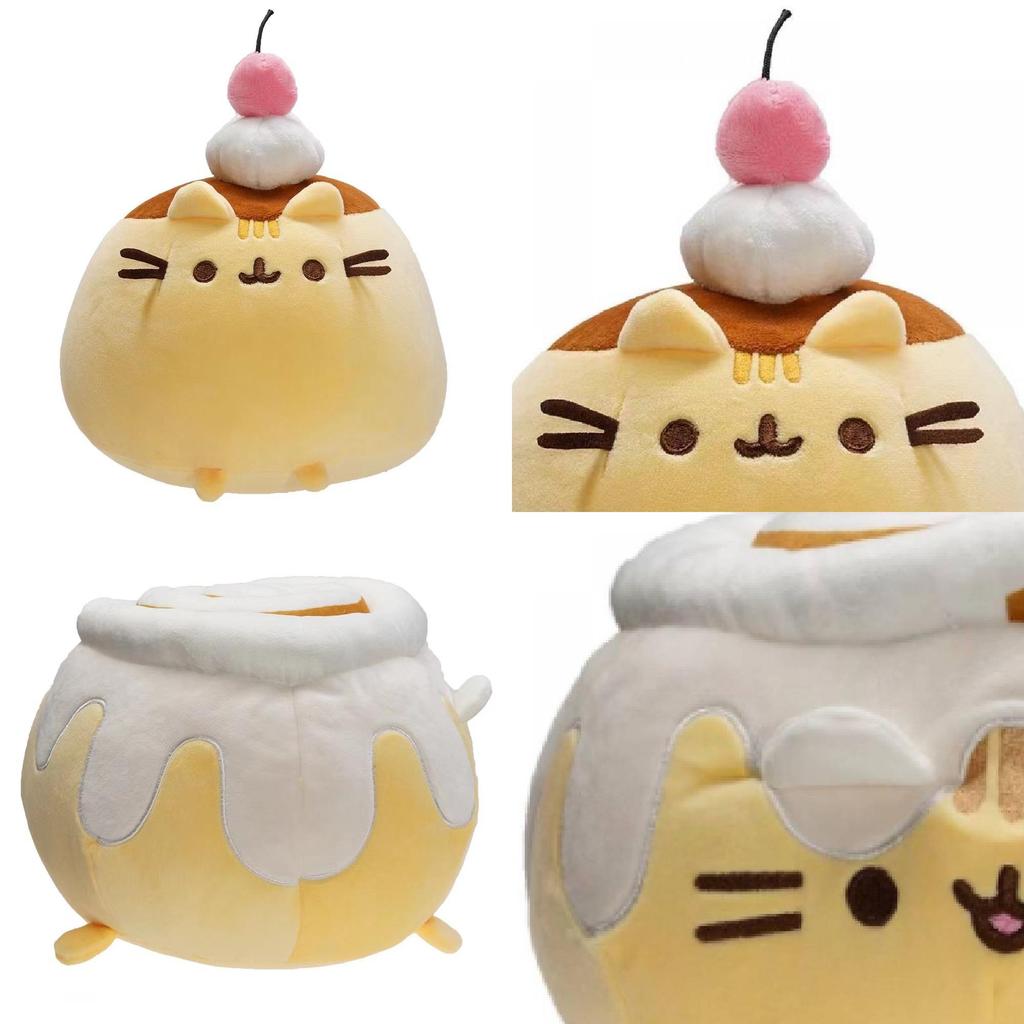 Morbido e Coccoloso Peluche Pusheen a Forma di Cuscino con Imbottitura in Cotone PP per il Comfort