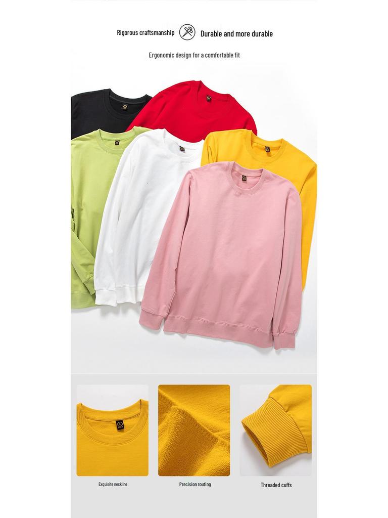 Custom Embroidered Team Sweatshirt - Long Sleeve Workwear for Autumn/Winter