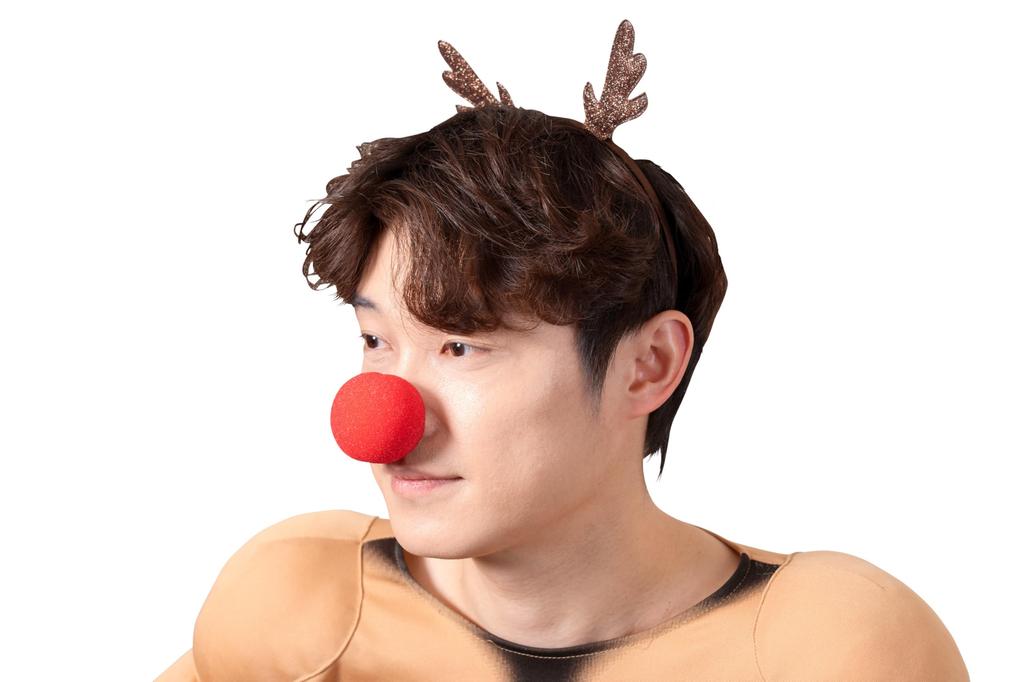 Cosplay Weihnachtsmuskel Rentier Braun [Clear Stone] Herren