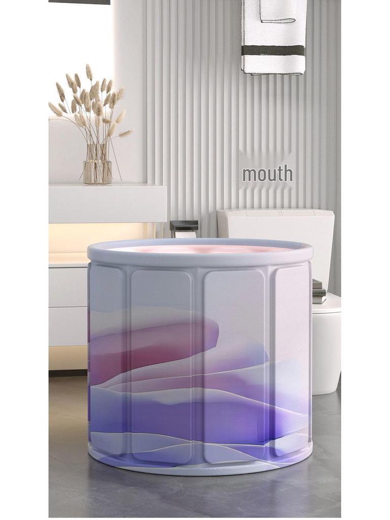 Collapsible Adult & Baby Bath Tub: Full Body Soak & Kiddie Pool 