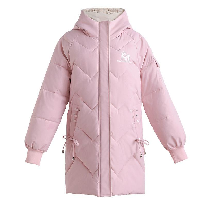 Large size cotton-padded clothes for women's winter new long loose thickened cotton-padded jackets, cold-proof women's cotton-padded clothes.