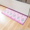 Oka Royal Collection Arts Kitchen 45cm x Pink Nordic Mat, Approx. 120cm, (Non-Slip, Washable, Style)