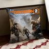 The DDivision 2game Cushion Cover Reversible Soft Durable Pillow Cover Home  Car MultiScene Use for Daily Comfort