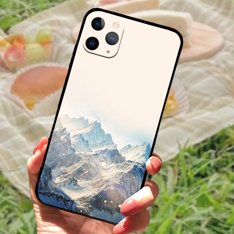 For iPhone 11 Pro Case 11Pro Max Soft Silicone TPU Cute Luxury Printing Phone Coque Cover For iPhone 11 Shockproof Fundas Covers