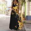 Women's Slip Dress Maxi Long Dress Butterfly Print Stitching Print Dress Spring & Summer Leisure Vacation