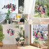 Acrylic Hanging Ornament Stained Glass Style Window Hanging, Colorful Sun Catchers for Wall Windows, Waterproof Decor Suncatcher with Chain Women Wife