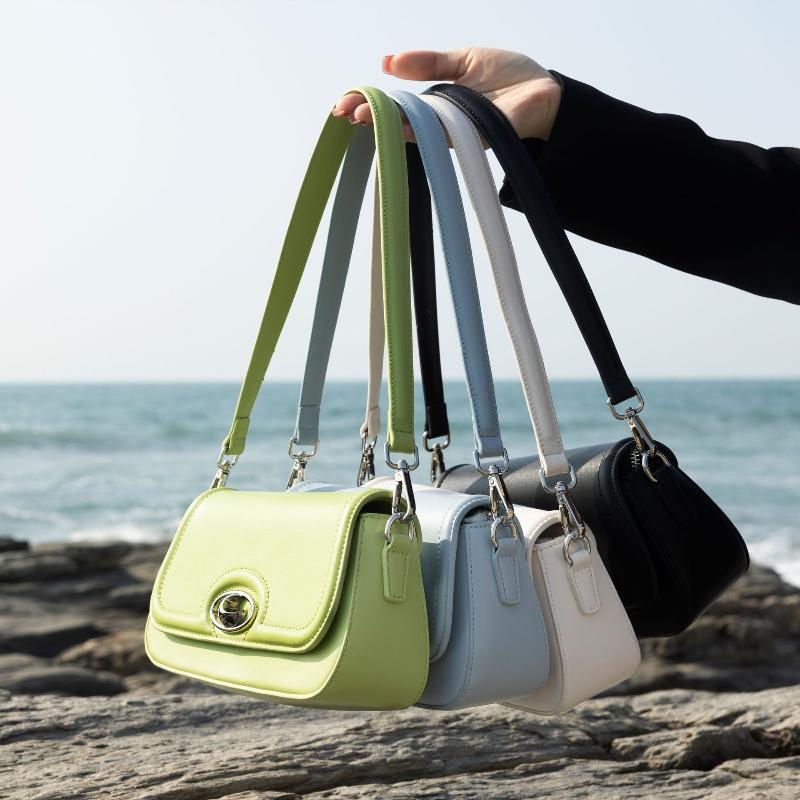 Multifunkční taška pod paži na dojíždění, Dámská malá čtvercová taška francouzského designu, Dámská všestranná taška přes rameno, Crossbody taška