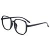2 pieces Korean Big Square Anti Radiation/blue Light Glasses for Men Women Computer Eyewear