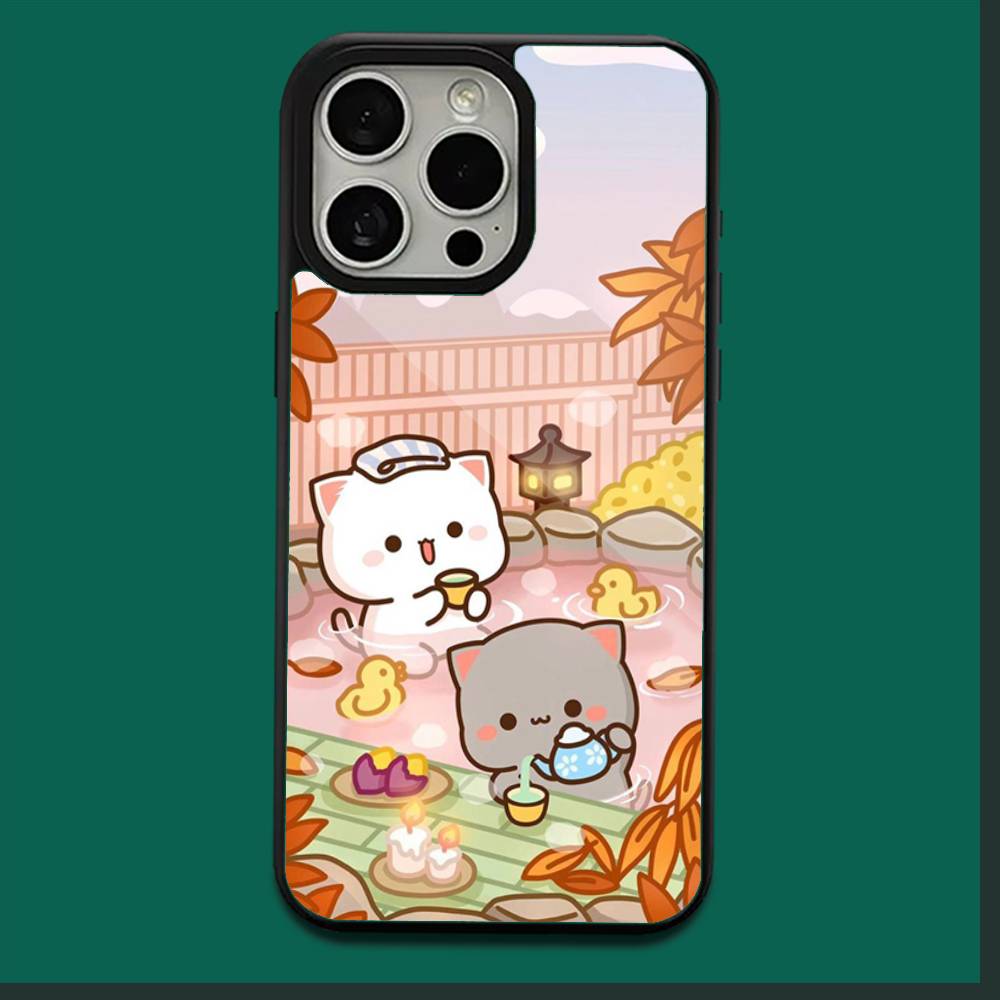 Cute BuBu D-DuDu Phone Case For iPhone 16,15,14,13,12,11,Plus,Pro,Max,Mini Soft Magesafe Magnetic Wireless Charge