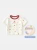 Girls' Polka Dot Cartoon Short-Sleeve T-Shirt - Breathable, Versatile, and Skin-Friendly Summer Top
