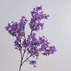 97cm Artificial Peach Blossom Branch Real Touch Fake Flower Silk Peach Blossom  Living Room Desktop