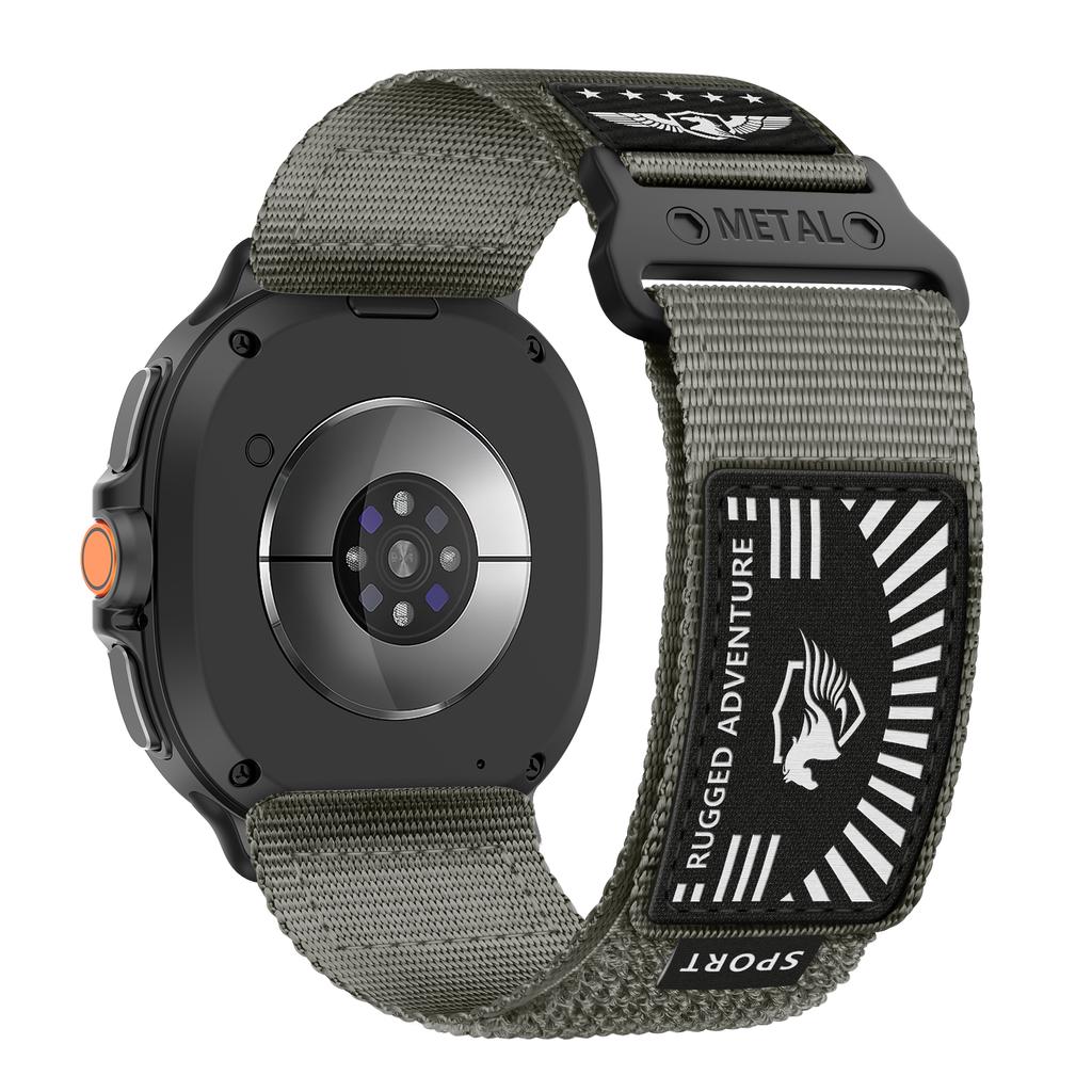 Rugged Nylon Straps For Samsung Galaxy Watch 8/8 classic40mm 44mm 46mm Sport belt correa pulseira Bracelet Galaxy Watch 8 Band