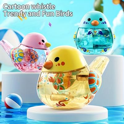 Cartoon Bird Water Whistle Toy for Kids