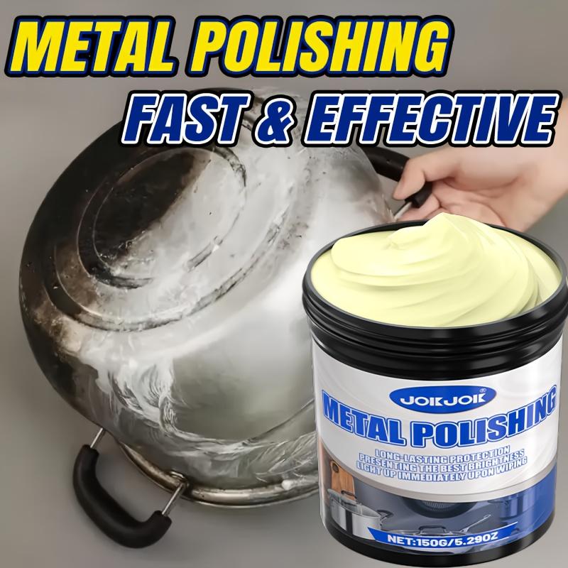 Miracle Polishing Paste | Multi-Purpose Metal Polishing Agent for Cookstoves, Range Hoods, Cookware and Sinks for Restoration