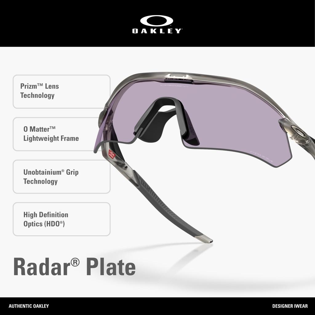 Oakley Sunglasses 0OO9495D RADAR PLATE MATTE GREY INK PRIZM SLATE 94950936 Polarized [Oakley]