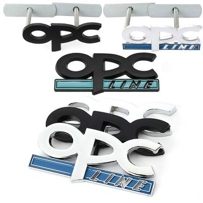 Insignia Emblema Pegatina de Metal para Coche Calcomanía para Rejilla Frontal del Capó para Opel OPC Logo Astra h g j k f Zafira a b Corsa b c d Mokkav Insignia