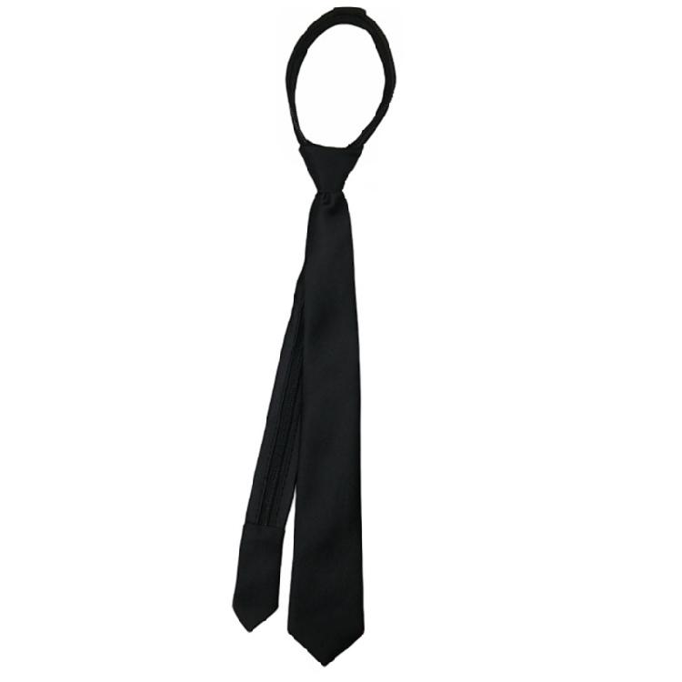 Cravatte maschili Cravatte casual con cerniera Camicia formale professionale Comoda cravatta con cerniera pigra Cravatte formali aziendali di colore nero