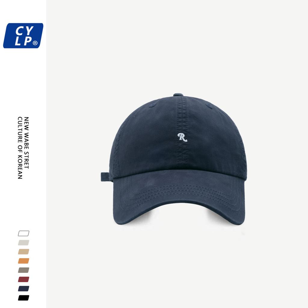 Unisex Baseball Stylish Cap With Minimalist R Embroidery Perfect Spring Fashion