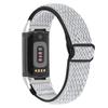 Pružné nylonové pásky Solo Loop, nastavitelné pletené sportovní elastické popruhy pro Fitbit Charge 6/5