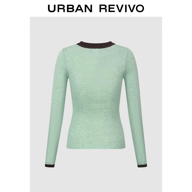 UR Women's Slim-Fit Colorblock Knit Top