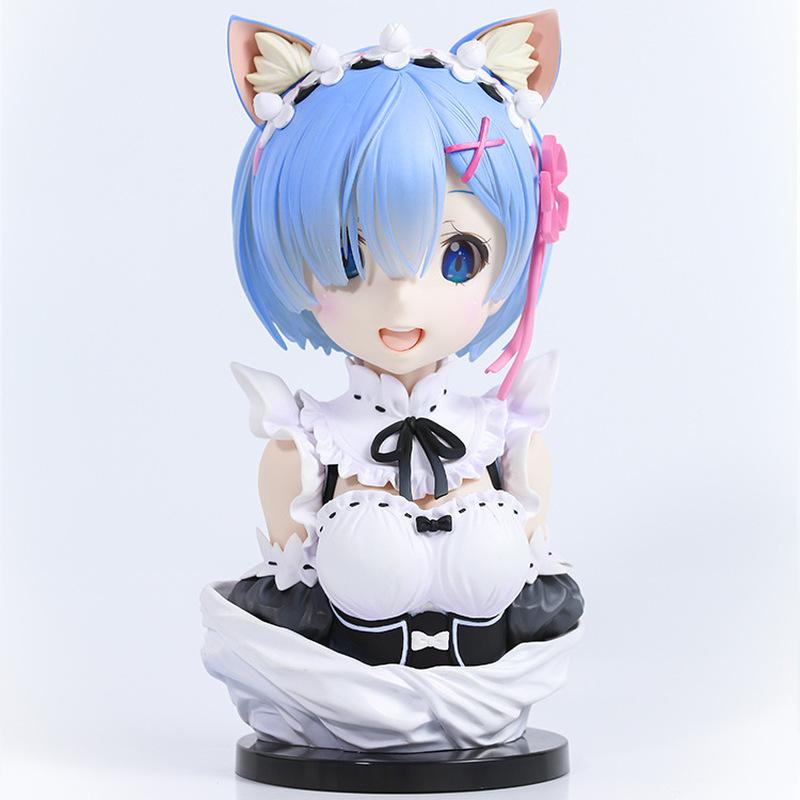 From Scratch, The Animation Of Another World Life Ram Hand Cat Ear Ram Bust Ornaments Decorative Collection