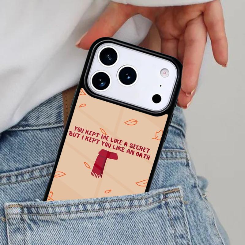 All Too Well Lyrics Art Phone Case for iPhone 16e 15 14 13 12 17 Pro Max Plus Air 17pro Cover Coque